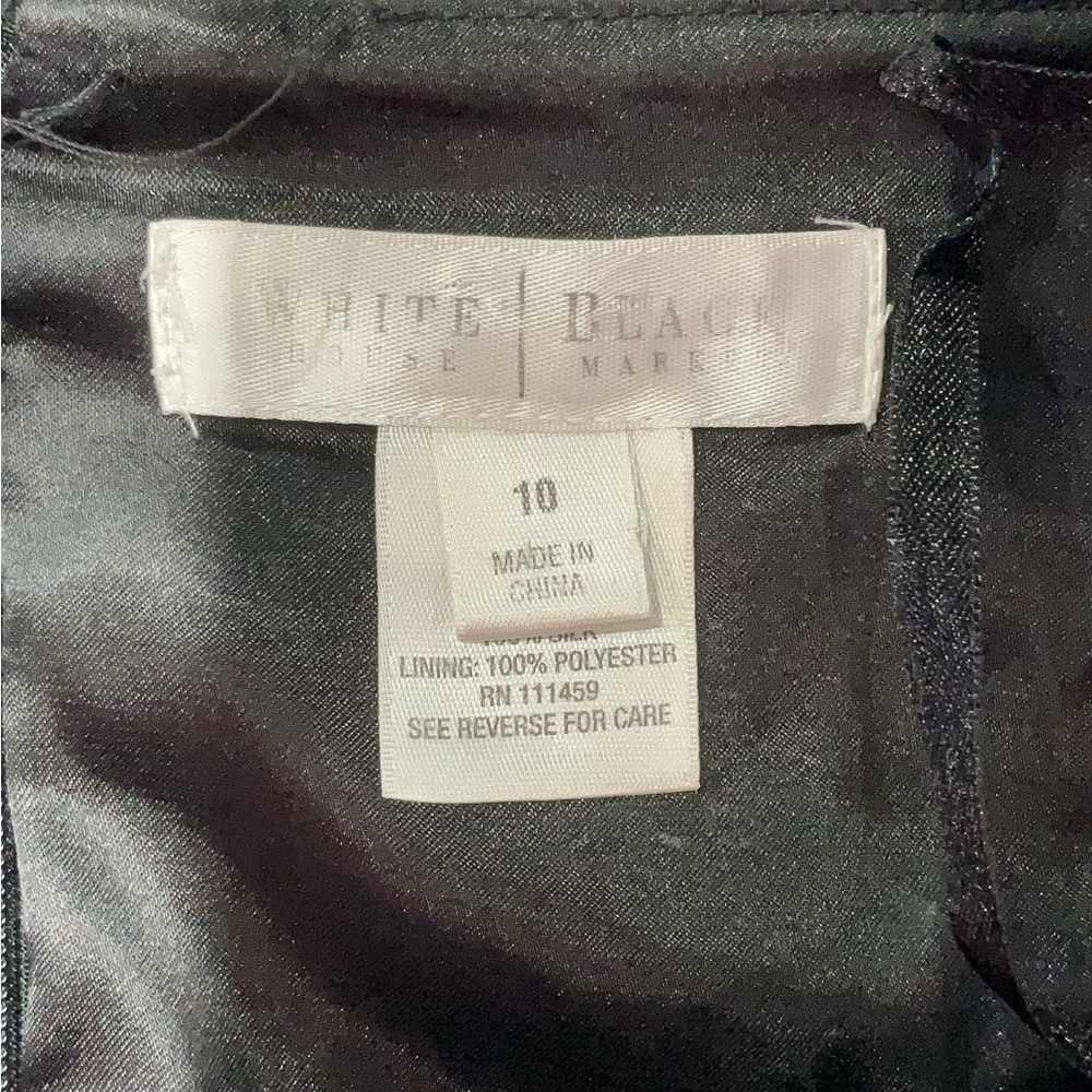 White House Black Market Elegant Black Halter Dress - Picture 4 of 4